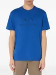 Футболка с логотипом Armani Exchange, синий - фото
