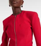 Куртка из крепа The Attico, цвет vibrant red - фото 4