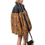 Куртка женская коричневая Gucci - фото 4