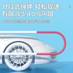 Скакалка с пвх тросом, tpr+pp ручки, детская, 2,6 м LINING, белый - фото 5