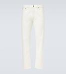 Джинсы Roccia mid-rise slim Zegna, White - фото