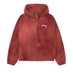 Куртка Stussy Wave Dye Beach Shell, Maroon - фото