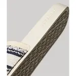 Superdry Webbing Vegan Pool slides, бежевый - фото 4