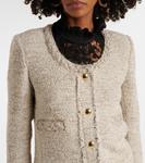 Твидовый пиджак Germina Isabel Marant, экрю - фото 4