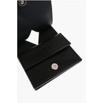 Кожаный шейный кошелек MM6 Maison Margiela, Black - фото 4