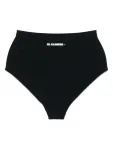 Плавки бикини с логотипом JIL SANDER, черный - фото