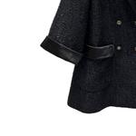 Пальто женское черное Chanel - фото 5