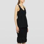 JIL SANDER Женский черный топ Tank Top - фото 5