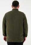 Флисовая куртка Buratti PLUS SIZE, Khaki - фото 3