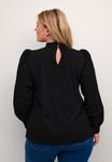 Блузка Kaffe Curve KCDITTA SMOCK, цвет black deep - фото 4