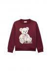 Толстовка Koton Sweatshirt, Bordeaux - фото