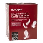 Наполнитель Nordic 220 гр/м2 утиный пух El Corte Inglés, белый - фото 3