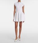 Плиссированное мини-платье Alaïa, Blanc - фото 2