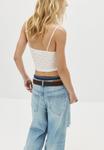 Топ PULL&BEAR Top, White - фото 3