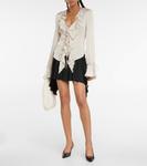 Мини-юбка из джерси Blumarine, Nero - фото 2