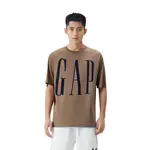 Футболка унисекс GAP, серо-голубая - фото 10