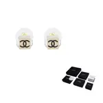 Серьги унисекс CHANEL - фото