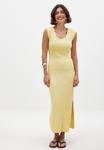 Платье NA-KD CAP SLEEVE, Yellow - фото