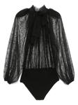 Кружевное боди Atu Body Couture, черный - фото 2