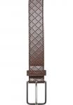Ремень Urban Classics Belt, Brown Silver/Brown - фото 2