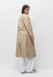 Тренч PULL&BEAR, бежевый - фото 2