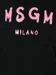 Толстовка с логотипом MSGM Kids, черный - фото 3