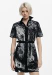 Платье Desigual Shift dress, Black/Grey - фото