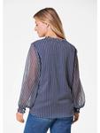 Блуза GOLDNER, цвет marine/weiß/gemustert - фото 3