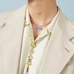 GUCCI Серебряное колье 925 пробы для женщин Blue - фото 6