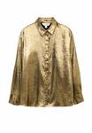 Блуза Marks & Spencer METALLIC, Gold/Gold-Coloured - фото 7