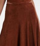 Замшевая юбка миди Sabrina Stouls, Sumac - фото 4