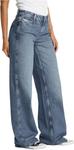 GUESS G11 широкие джинсы, Denim Light - фото 3