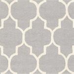 Ковер-дорожка SAFAVIEH, 77 x 549 см, Cambridge Collection, Silver & Ivory, ручной работы марокканский узор из шерсти, идеально для помещений с высокой проходимостью в гостиной, спальне (CAM134D) - фото 5