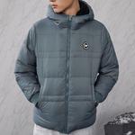 Пуховик унисекс CAT, серый - фото 10