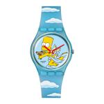 Унисекс синие часы SO28Z115 SWATCH - фото