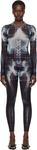 Черно-синий комбинезон «The Squeletor» Jean Paul Gaultier - фото