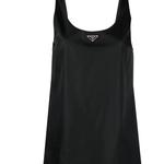 Женское платье Prada без рукавов, черный - фото 5