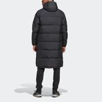 Пуховик Adidas 3-Stripes Long Down Parka 'Black', черный - фото 4