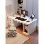 Компьютерный стол Naijia 160 см с тумбой и стулом, теплый белый - фото 6