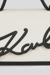 Кожаная сумка K/SIGNATURE Karl Lagerfeld, белый - фото 2