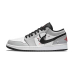 Jordan Air Jordan 1 винтажные баскетбольные кроссовки мужские, Gray - фото