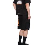 Шорты-карго мужские черные Evisu, черный - фото 7