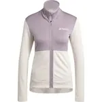Флис adidas Terrex Multi Light full zip, белый/серый - фото 3