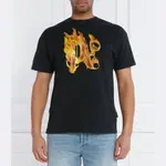 Футболка стандартного кроя Palm Angels, черный - фото