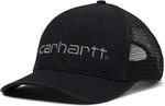 Бейсболка Carhartt Canvas Mesh-Back Logo Cap, черный - фото