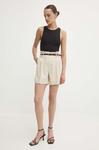 Шорты Answear Lab, бежевый - фото 3