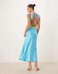 Платье OMNES Aurelia бирюзового цвета - фото 4
