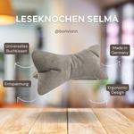 Подушка Bonvionn Leseknochen Selma 2er Set, серый - фото 2