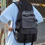 Воинский нейлоновый рюкзак обычный серо-черный - фото 3