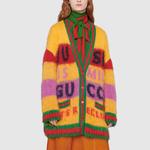 Свитер женский Gucci, желтый / зеленый - фото 3